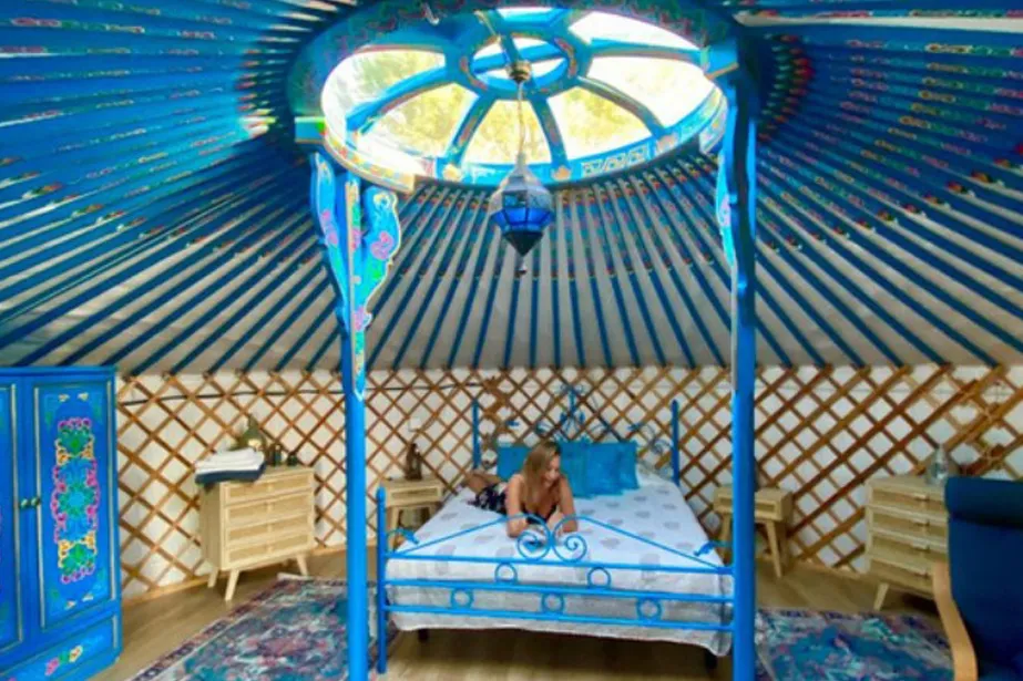 private honeymoon yurt accommodation