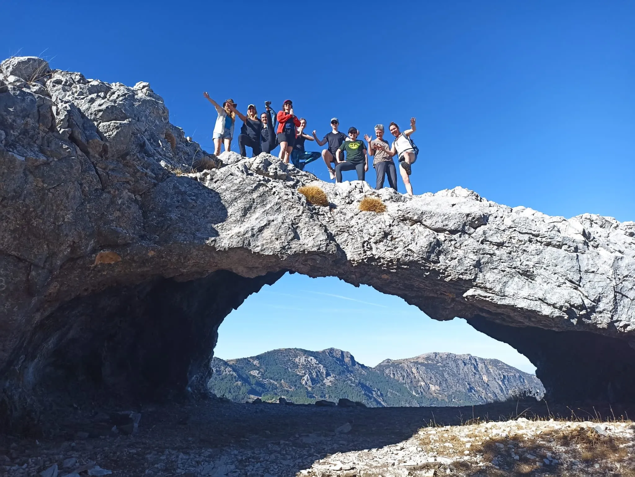 Group at Cueva de dos puertas, Grazalema