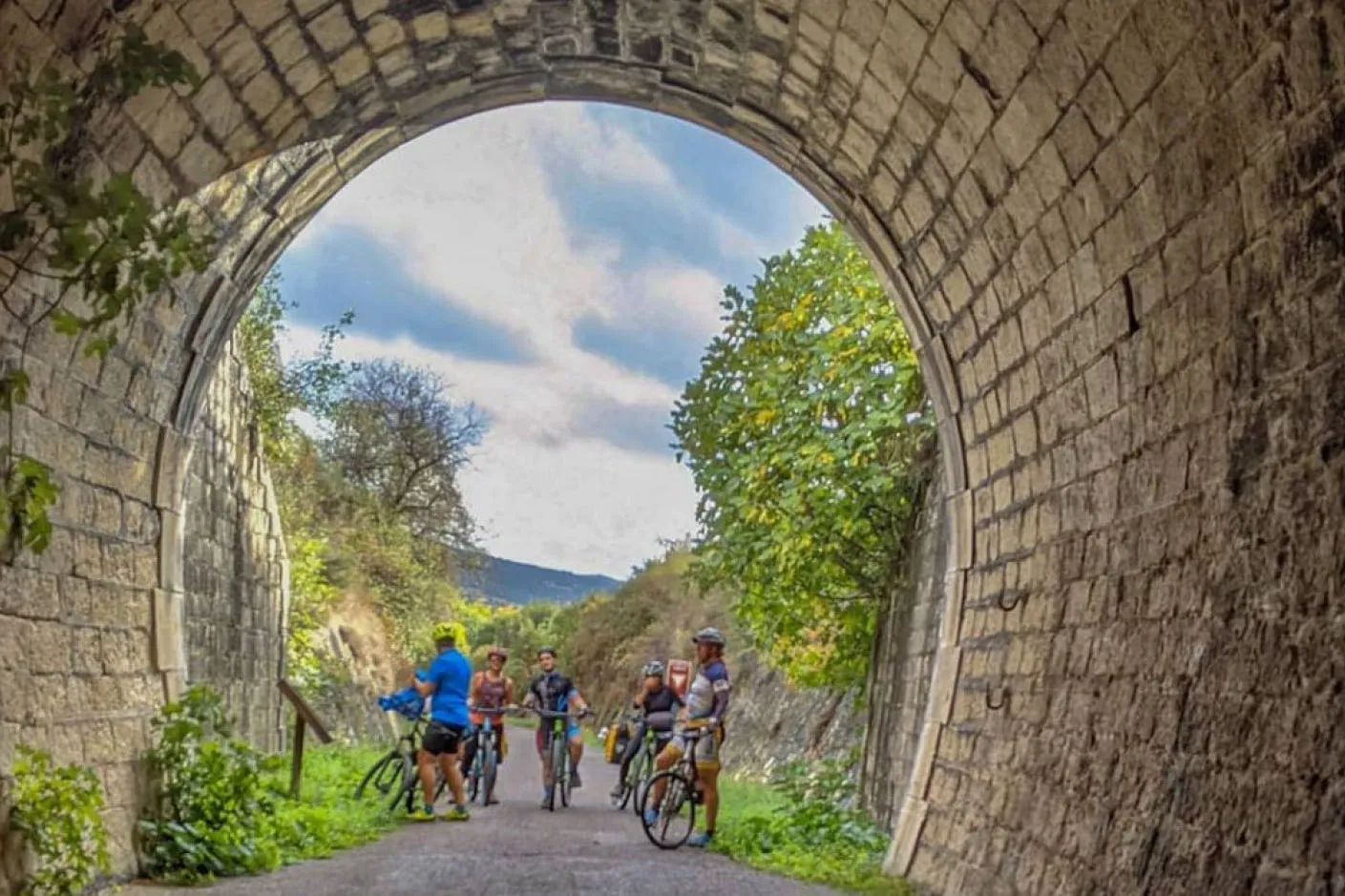 Cycling along the Puerto Serrano to Olvera Vía Verde