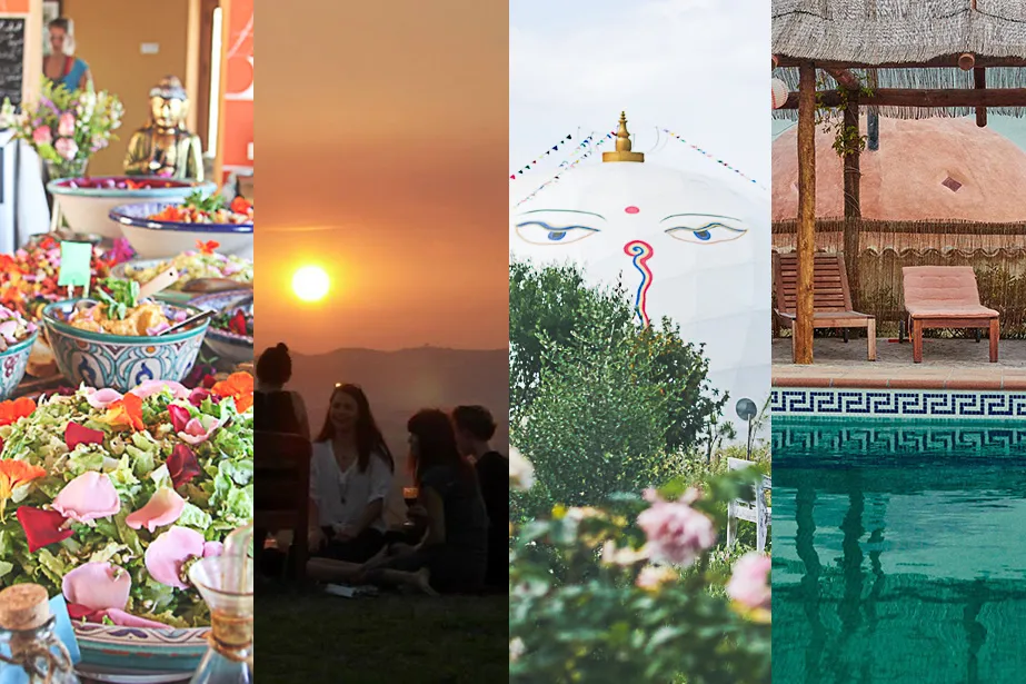 Photo of group in front of the Tajo de Ronda
